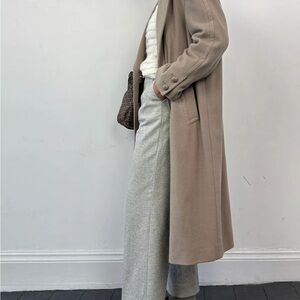 Alorna Beige Wool Coat